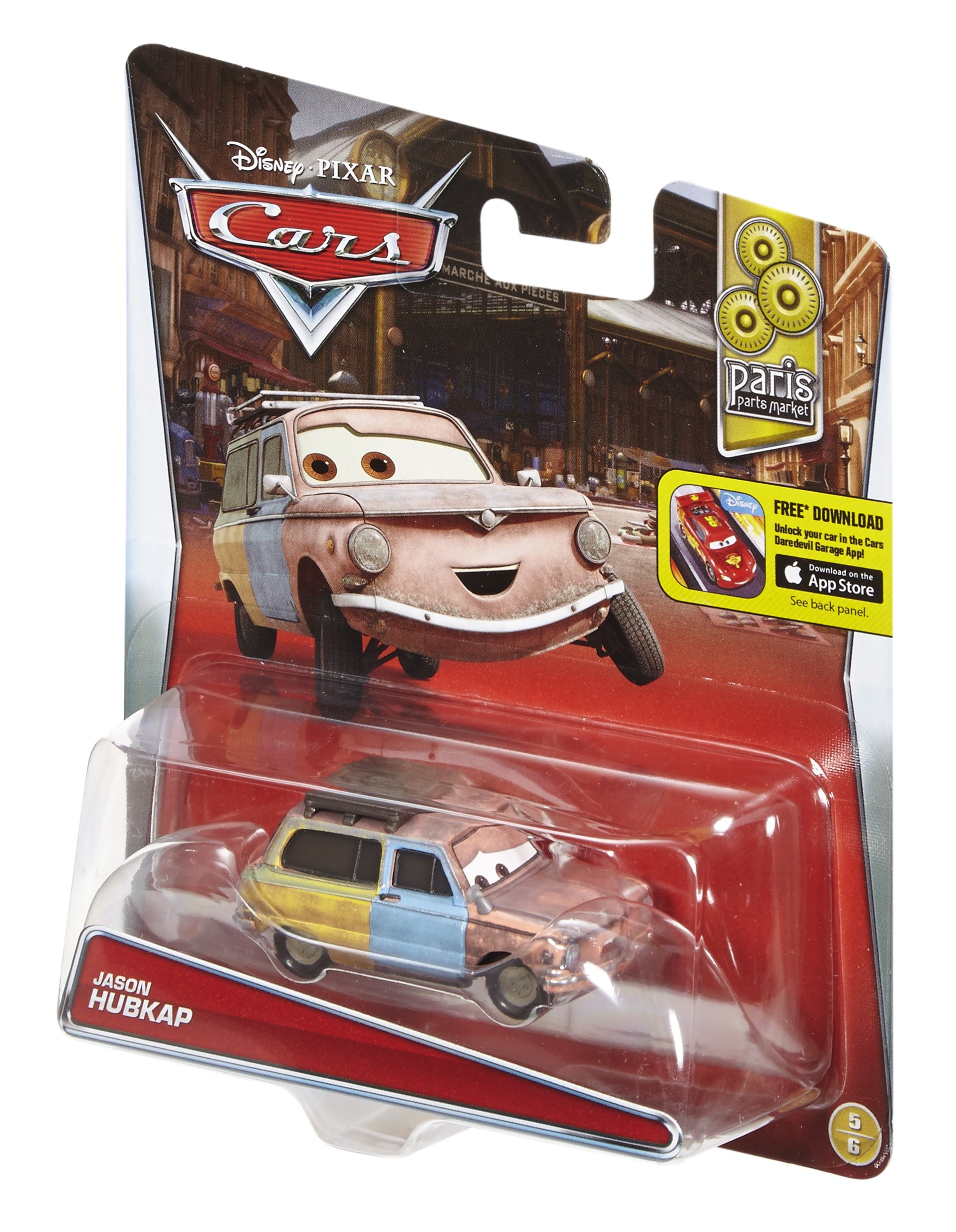 JASON HUBKAP カーズ ミニカー Disney Pixar Cars Paris Parts Market Jason Hubkap Die-Cast Vehicle